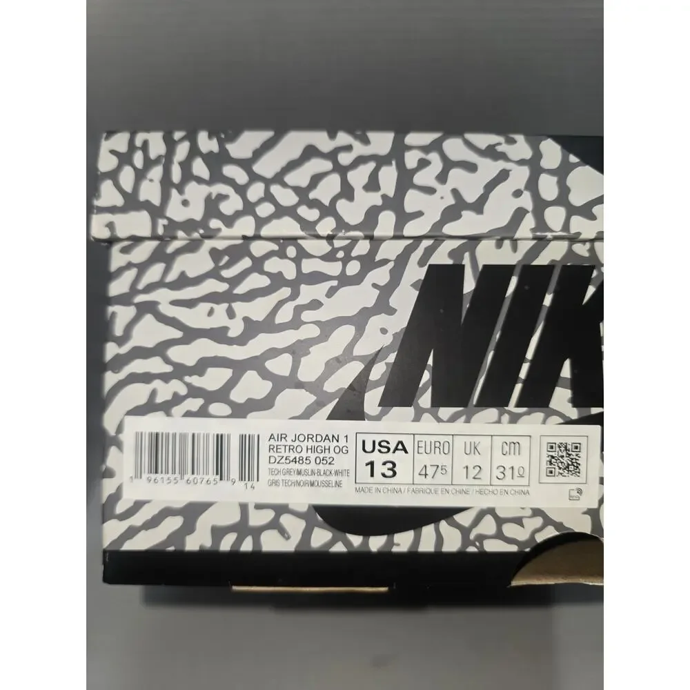 Jordan Air Jordan 1 Retro High OG White Cement Elephant Print DZ5485-052